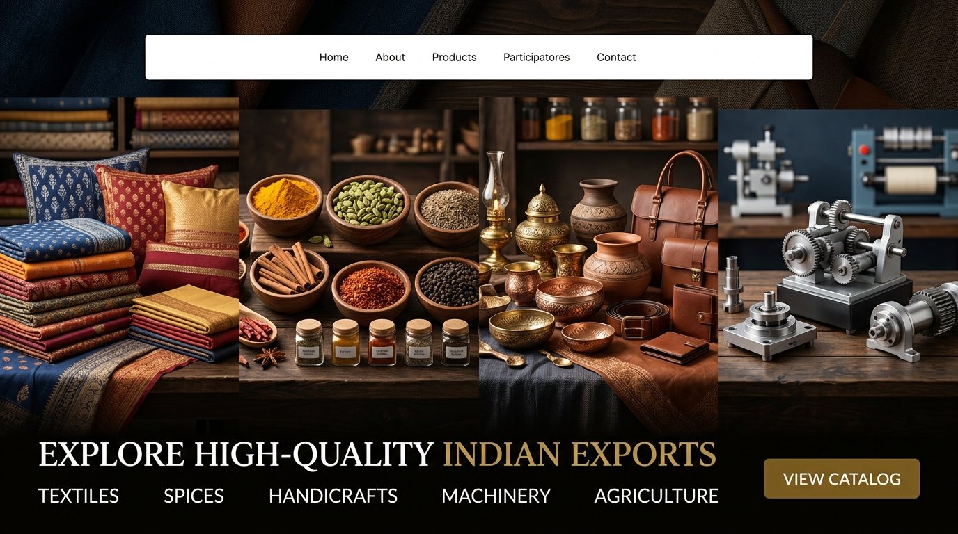 Indian export products catalog